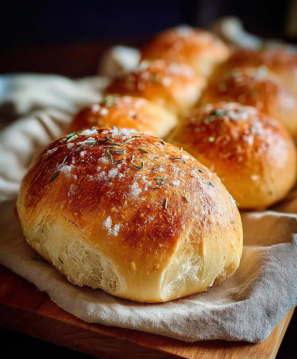 Easy No Knead Crusty Rolls-Best Bread Recipe