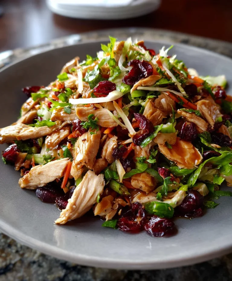 Asian Chicken Cranberry Salad – Quick Minute Lunch