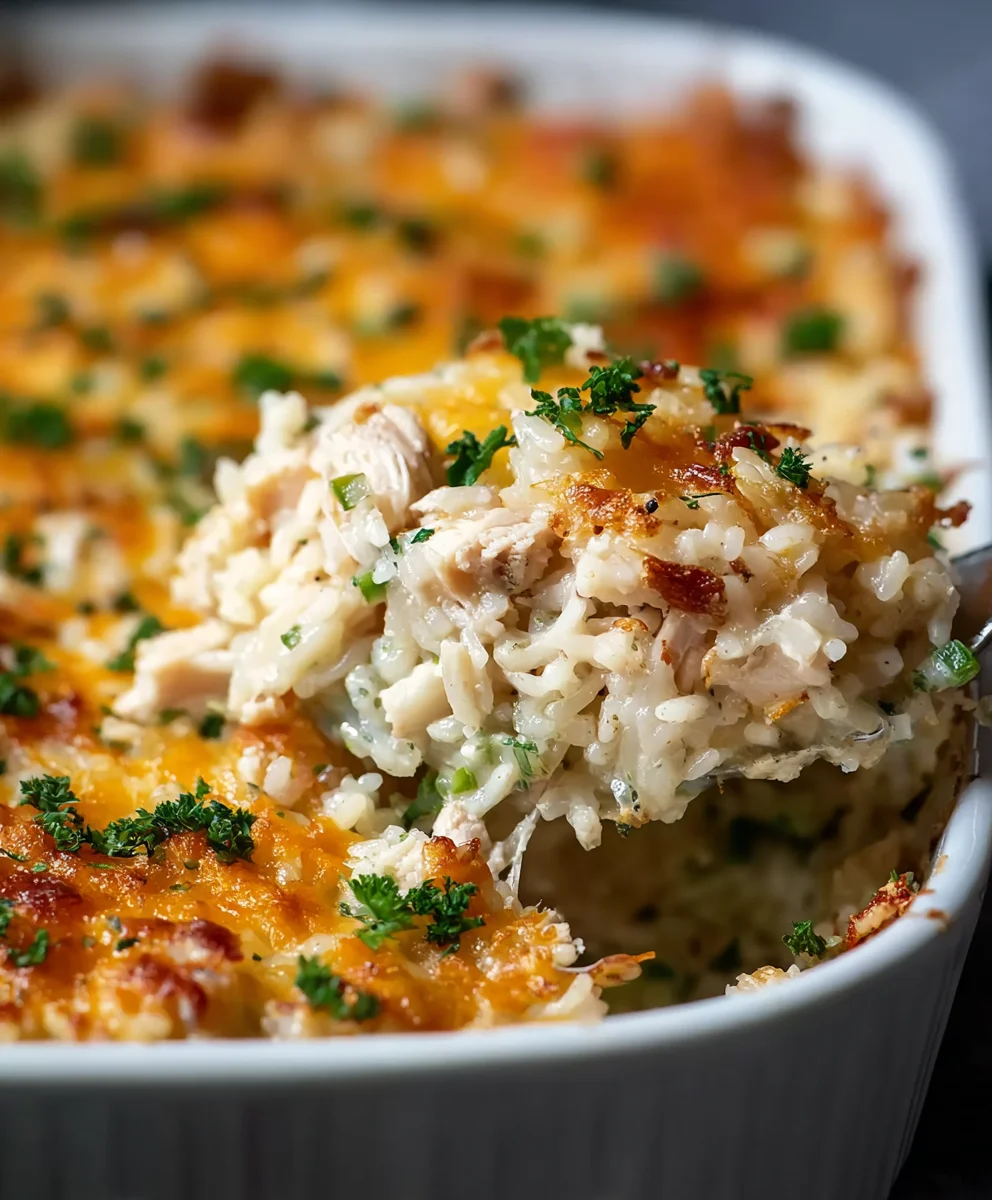 Easy Chicken and Rice Casserole Recipe