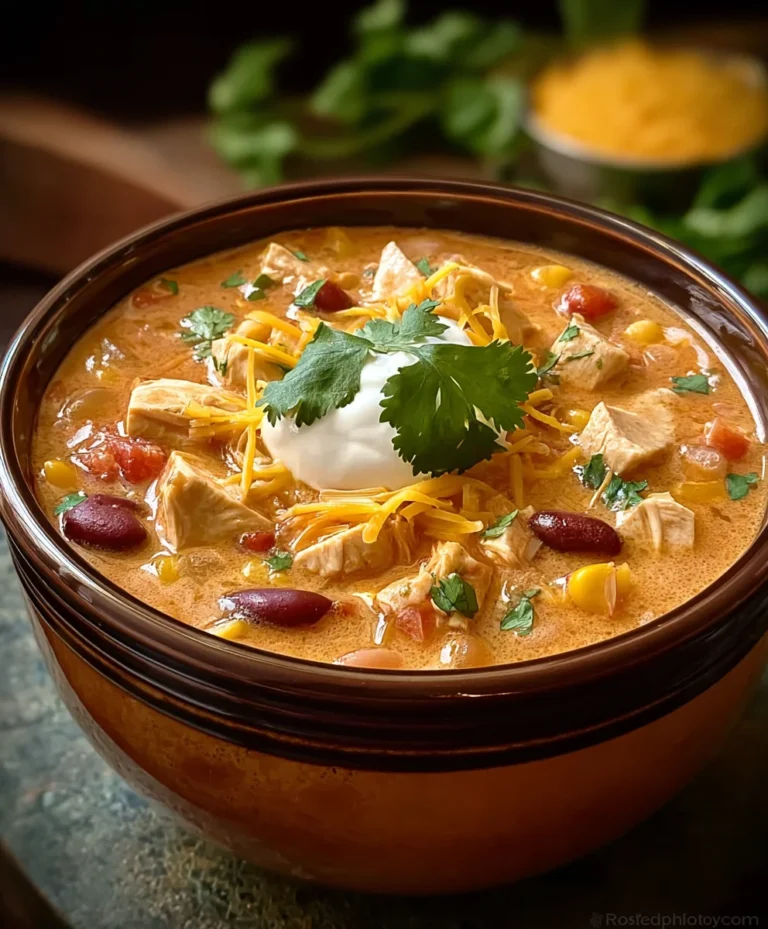 Creamy Chicken Chili – Delicious Comfort Food