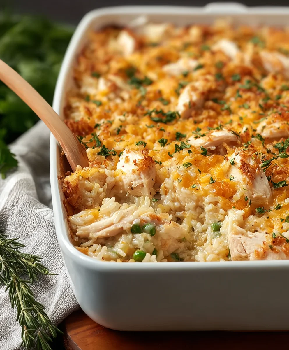 Easy Chicken and Rice Casserole Recipe