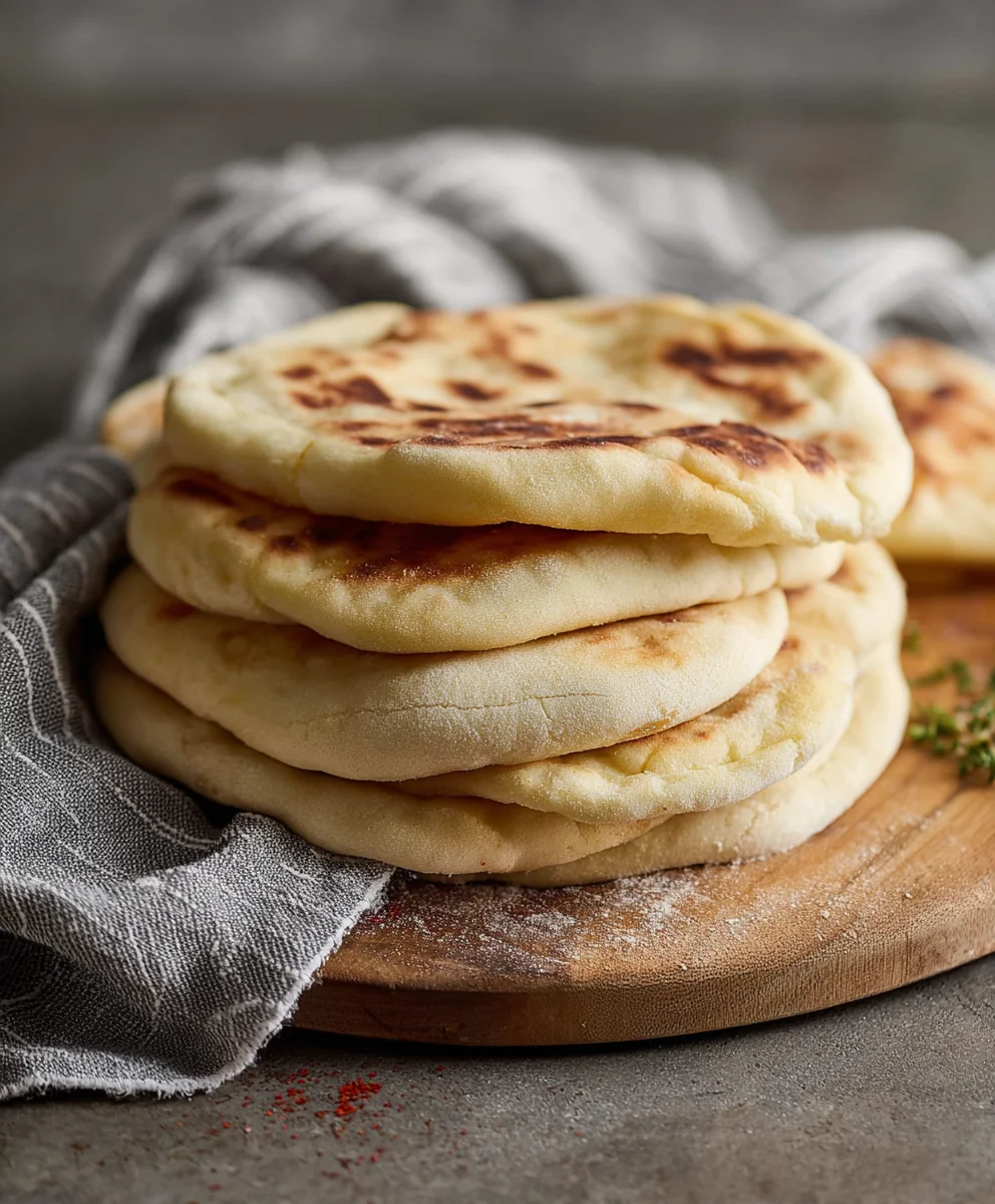 Easy Homemade Pita Bread-Soft & Fluffy Recipe