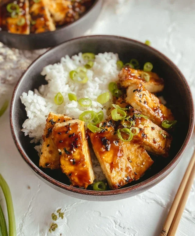 Honey Garlic Tofu
