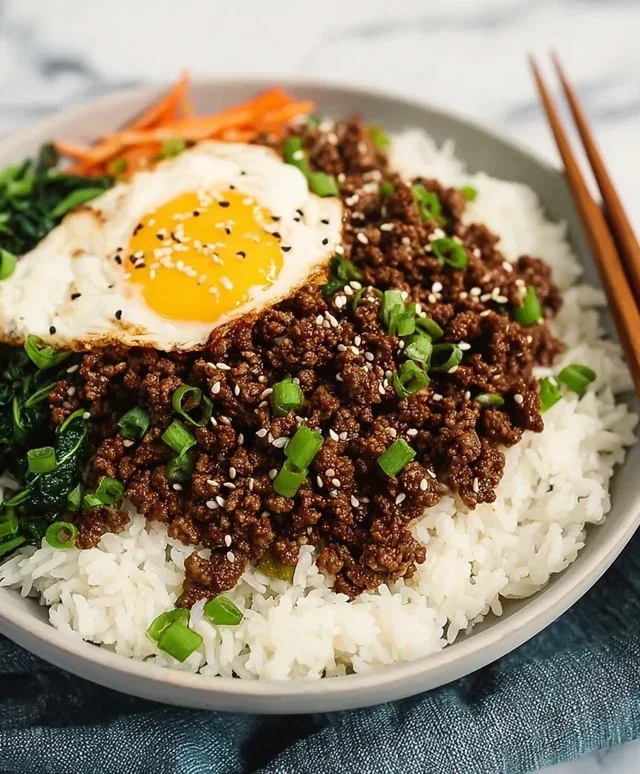 Korean Ground Beef Bowl (25-Minutes)