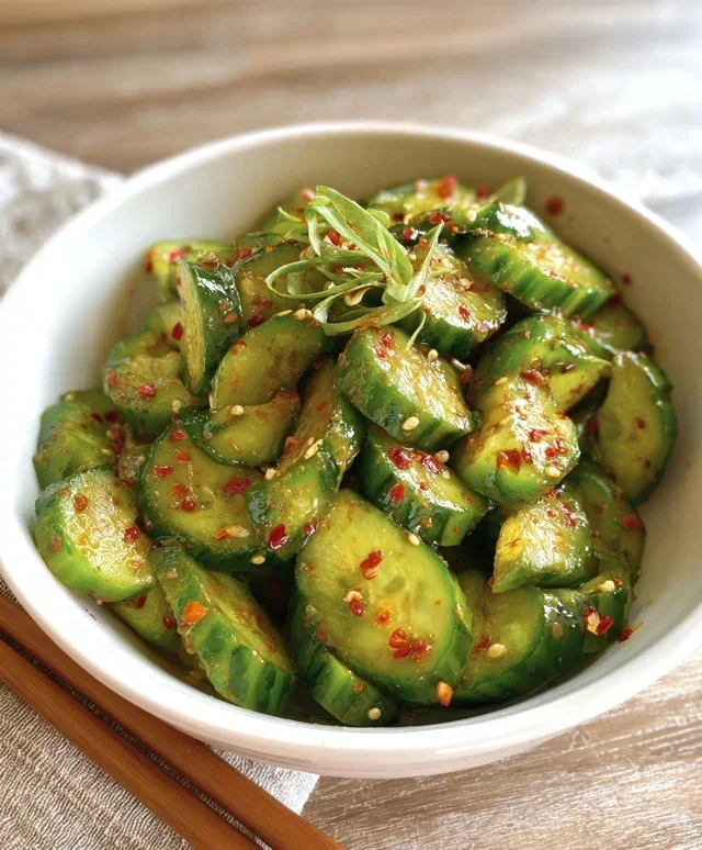Spicy Asian Cucumber Salad