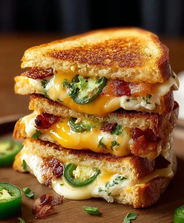 Jalapeño Popper Grilled Cheese