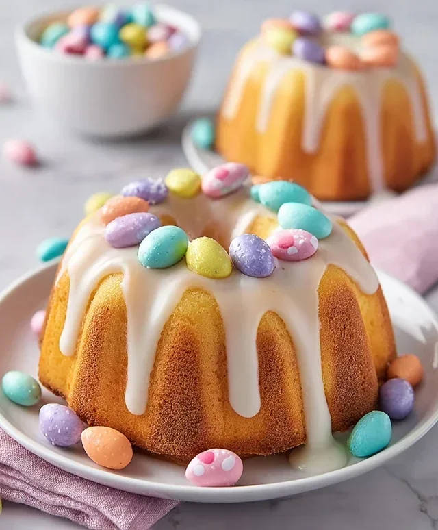 Surprise Inside Easter Bundt Cakes