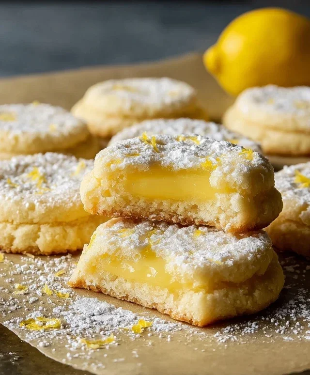 Lemon Bar Butter Cookies