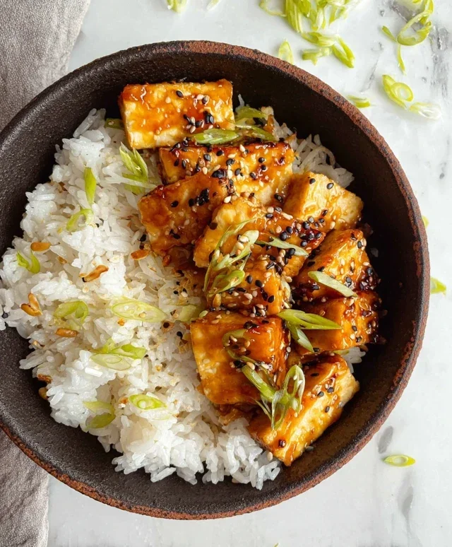 Honey Garlic Tofu