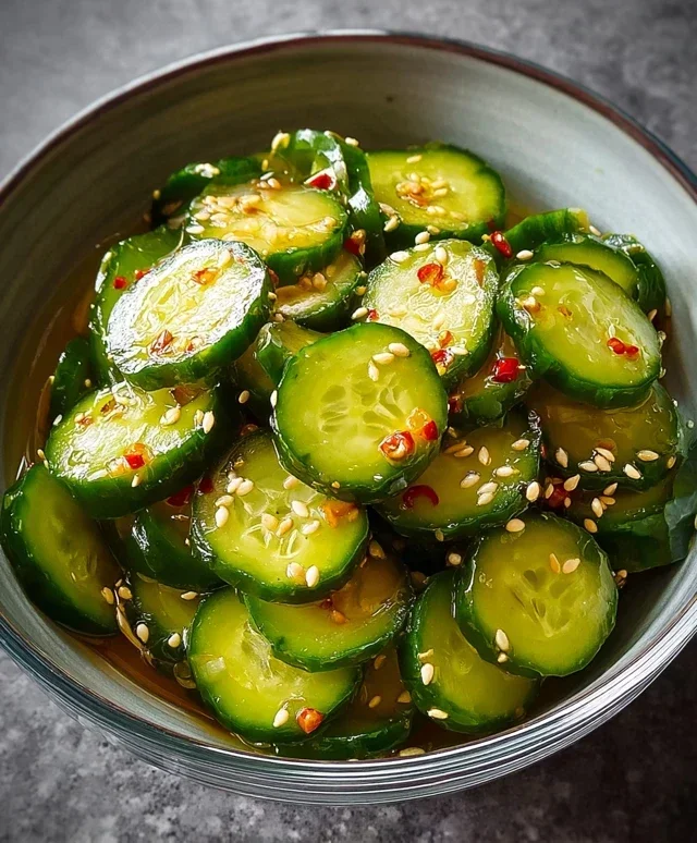 Easy Asian Cucumber Salad