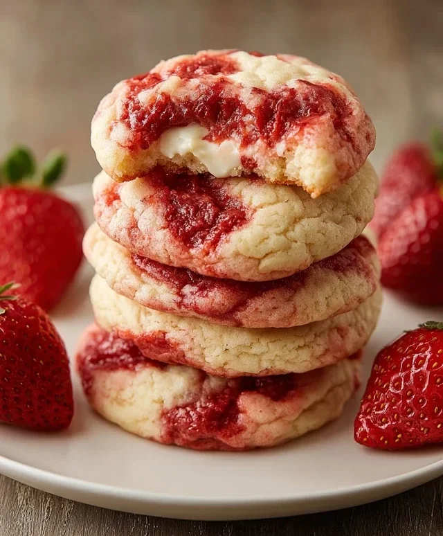 Strawberry Cheesecake Cookie
