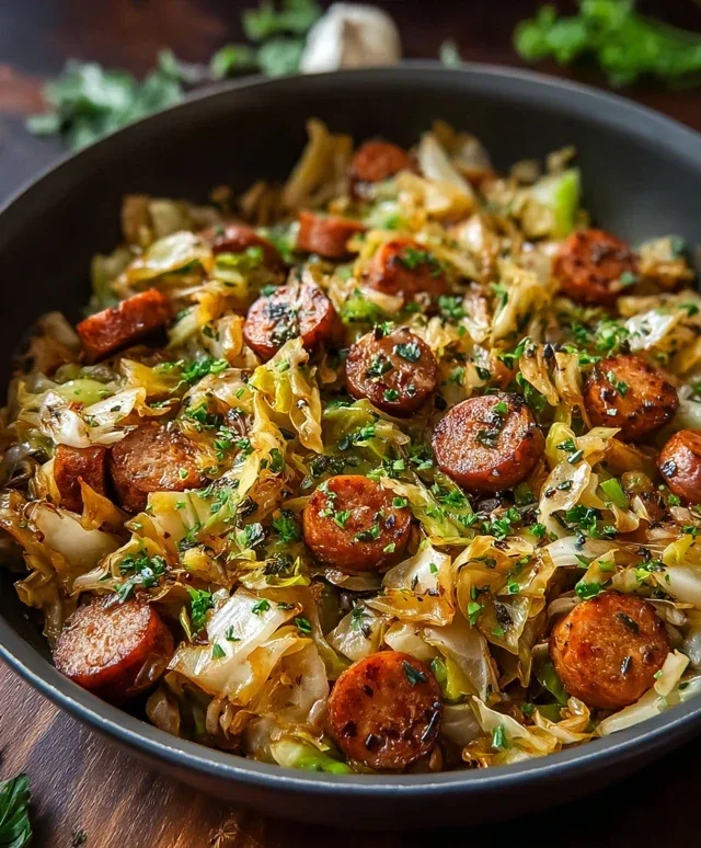 Easy Sausage and Cabbage Stir Fry