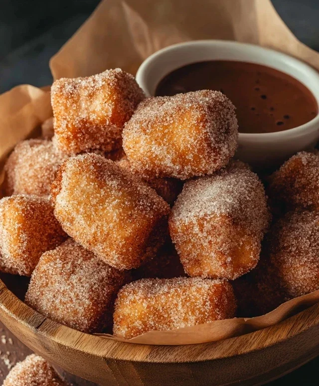 Sweet Air Fryer Churro Bites Recipe