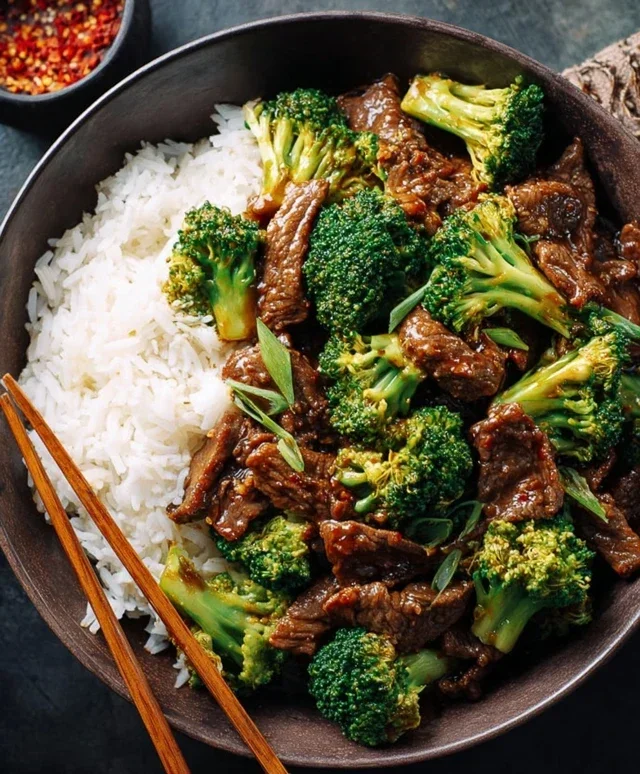 Chinese Beef and Broccoli (牛肉炒西兰花)