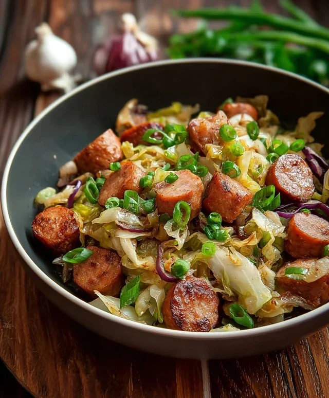 Easy Sausage and Cabbage Stir Fry