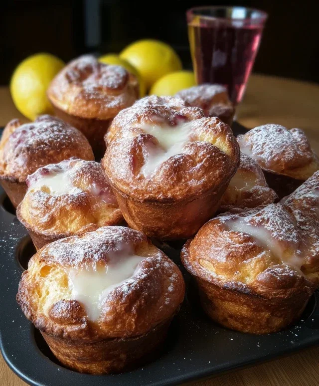 Sparkling Grape Juicecas Portuguese Popovers