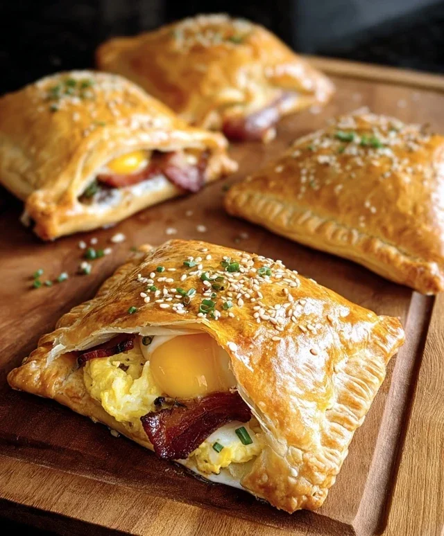 Breakfast Pockets Beef Beef Bacon Egg