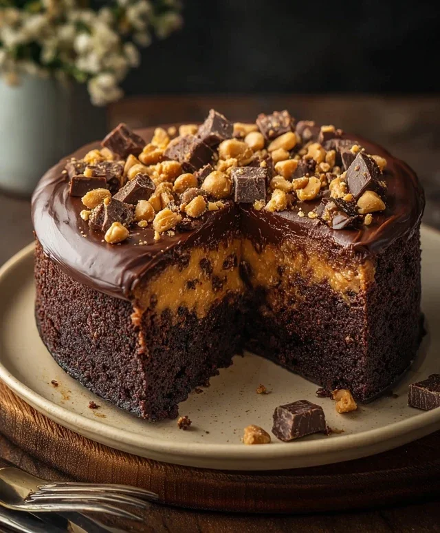 Chocolate Peanut Butter Cake