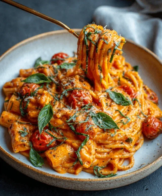 Creamy Tomato Garlic Pasta