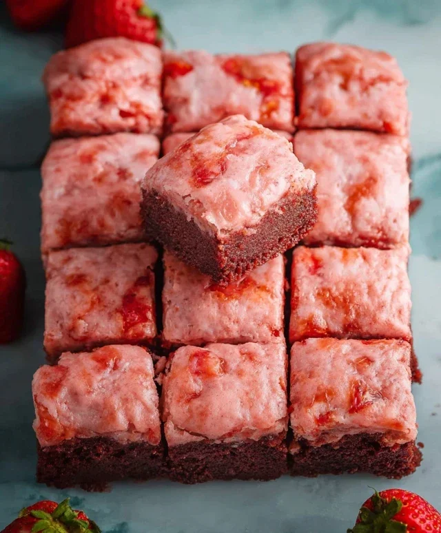 Strawberry Brownies