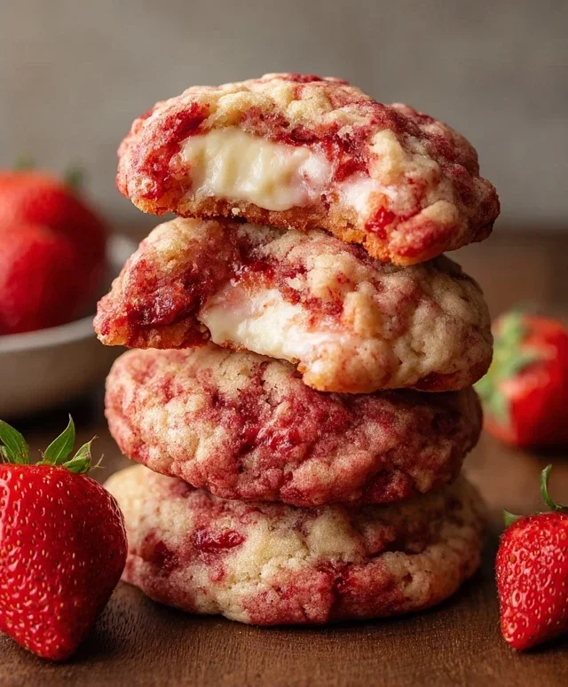 Strawberry Cheesecake Cookie