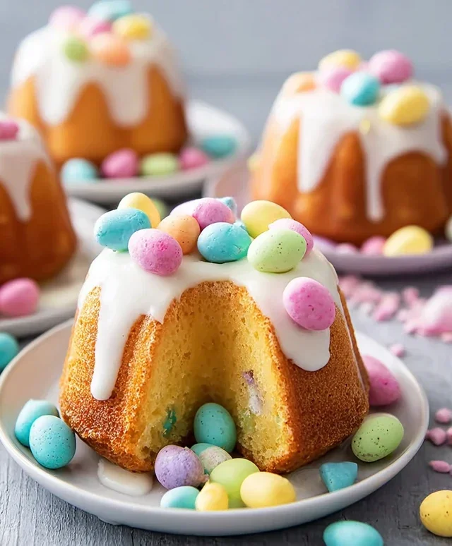 Surprise Inside Easter Bundt Cakes