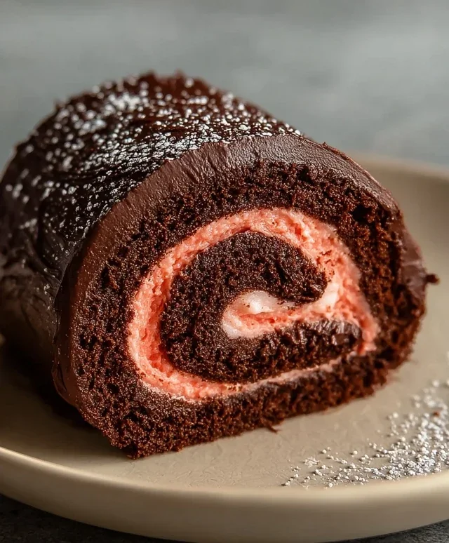 Easy Chocolate Swiss Roll