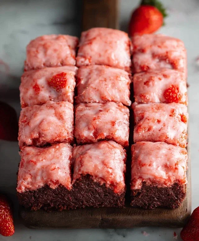Strawberry Brownies