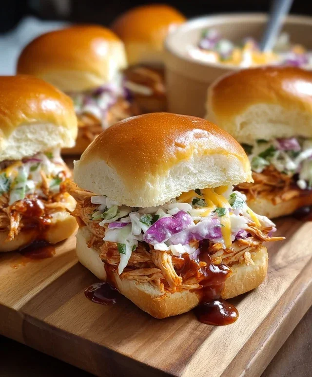 BBQ Chicken Sliders
