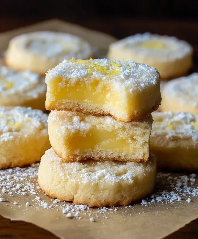 Lemon Bar Butter Cookies