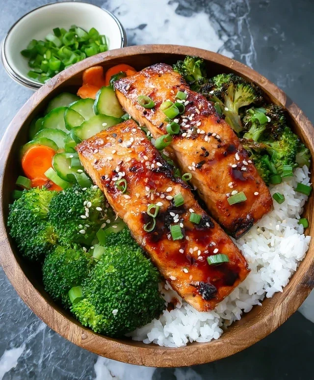 Meal Prep Teriyaki Salmon Rice Bowls