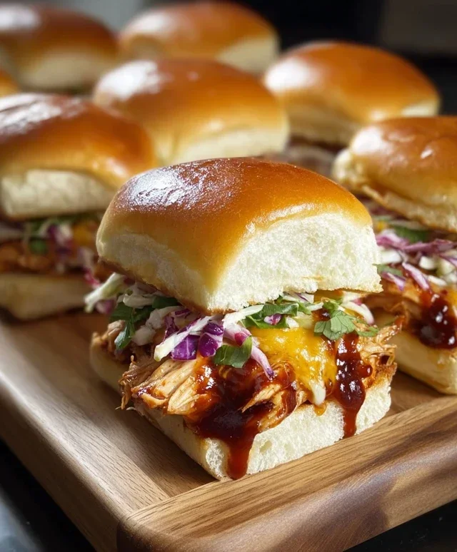 BBQ Chicken Sliders