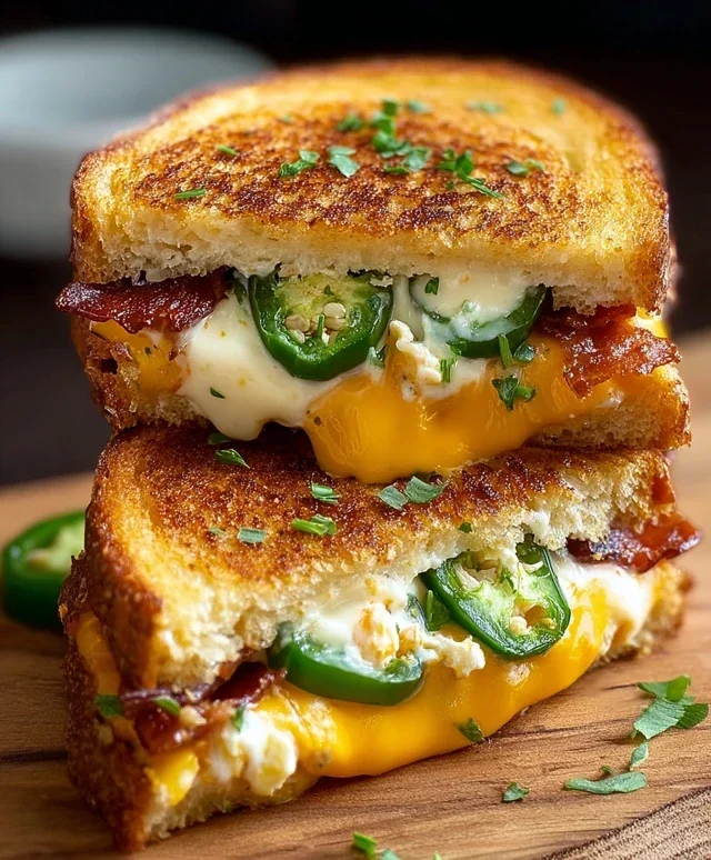 Jalapeño Popper Grilled Cheese