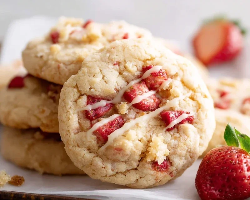 Strawberry Shortcake Cookies