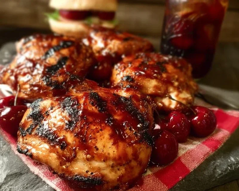 Cherry Dr. Pepper Grilled Chicken