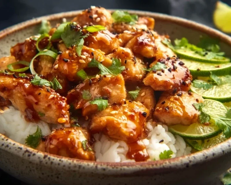 Sweet and Spicy Honey Pepper Chicken
