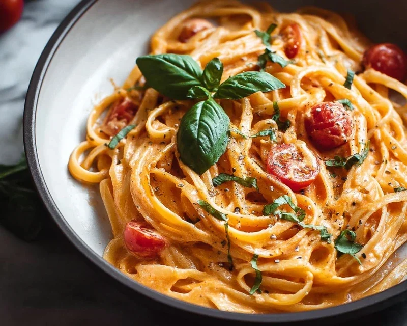 Easy One Pot Creamy Tomato Pasta