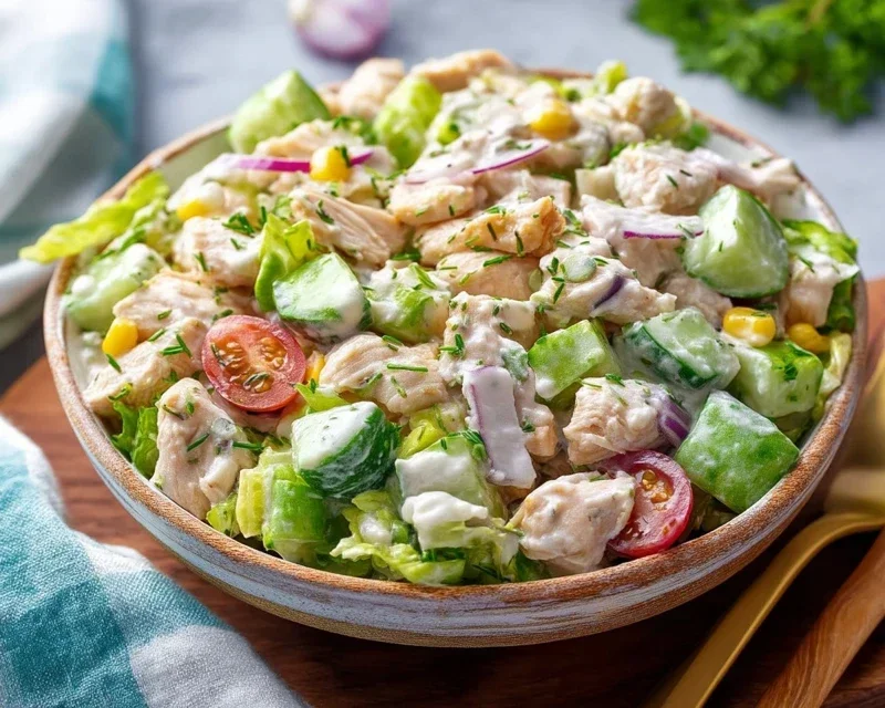Healthy Ranch Chicken Salad