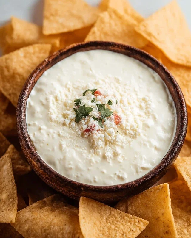 Best Mexican White Cheese Dip