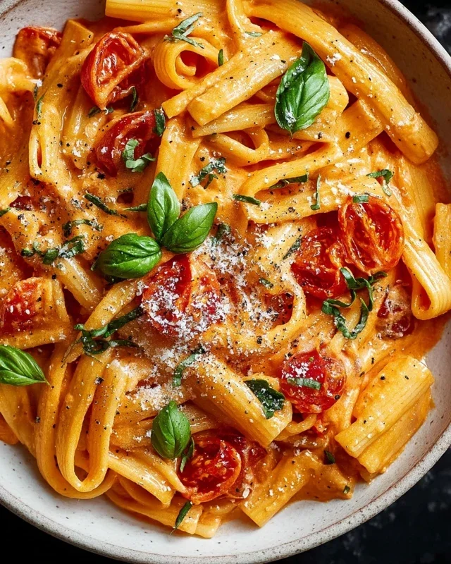 Easy One Pot Creamy Tomato Pasta