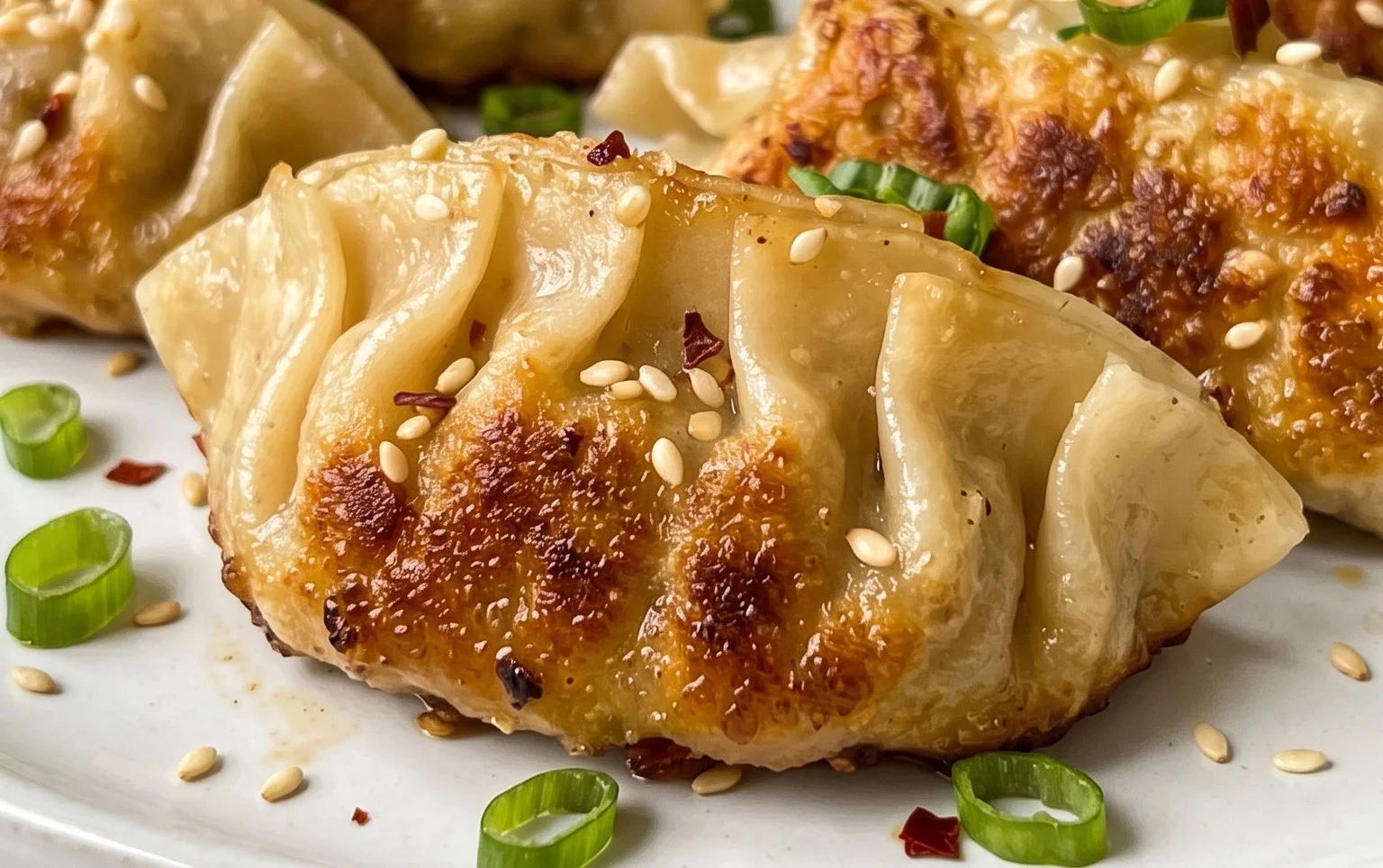 Chicken Potstickers (Pan Fried Dumplings)