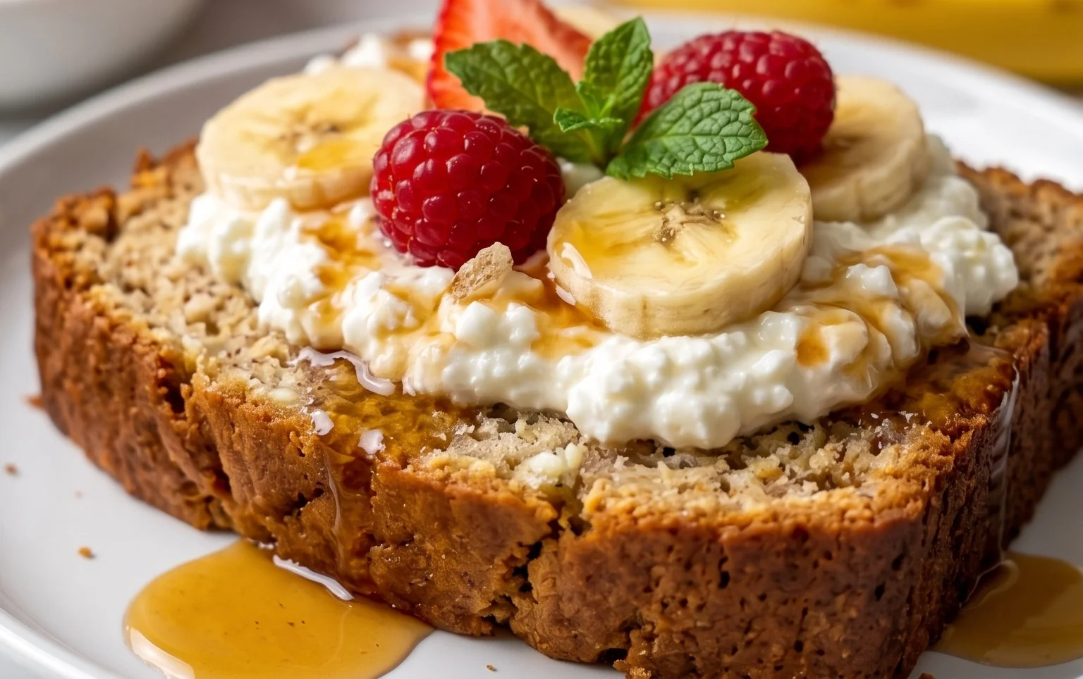 Cottage Cheese Banana Bread