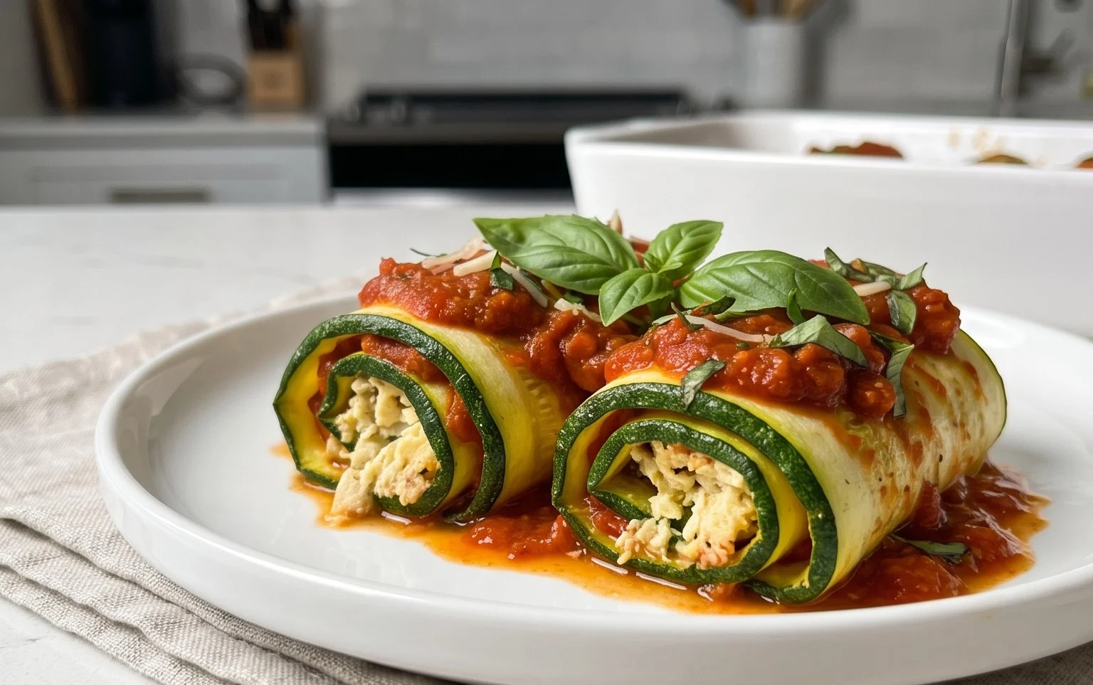 Vegan Zucchini Rollatini