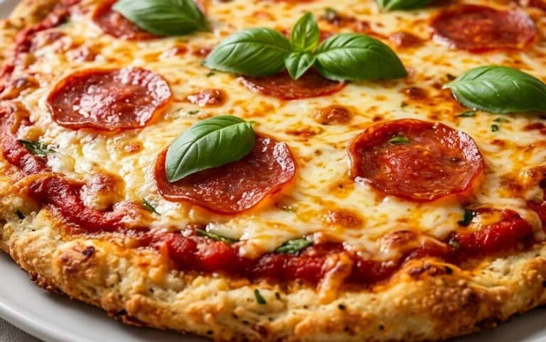 Chicken Crust Pizza (Low Carb + High Protein
