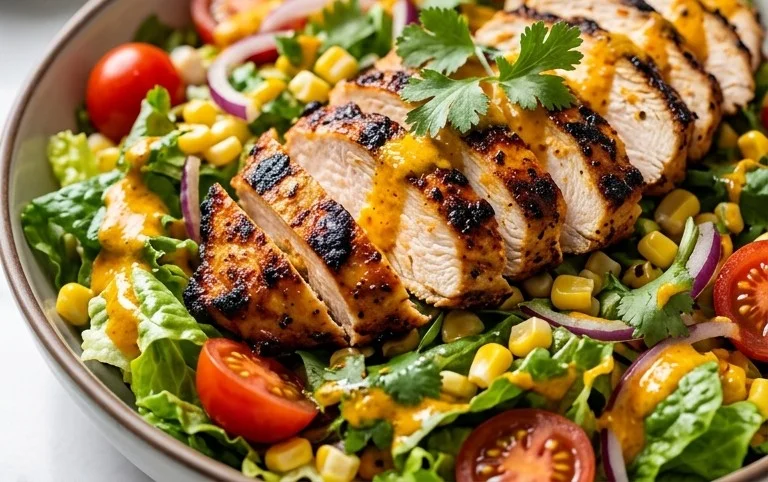Peruvian Grilled Chicken Salad