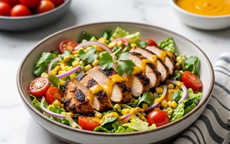 Peruvian Grilled Chicken Salad