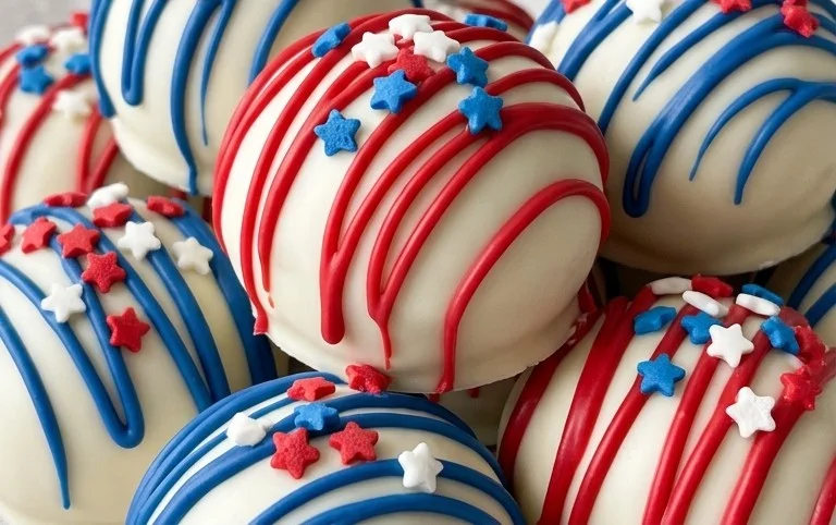 Patriotic Oreo Balls
