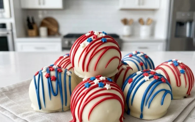 Patriotic Oreo Balls