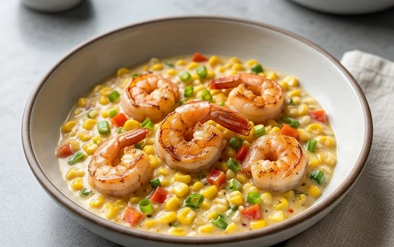 Shrimp and Creamed Corn (30 Minutes, One-Pan)
