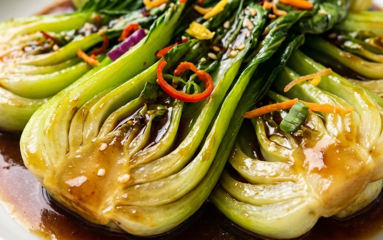 Bok Choy with Oyster Sauce